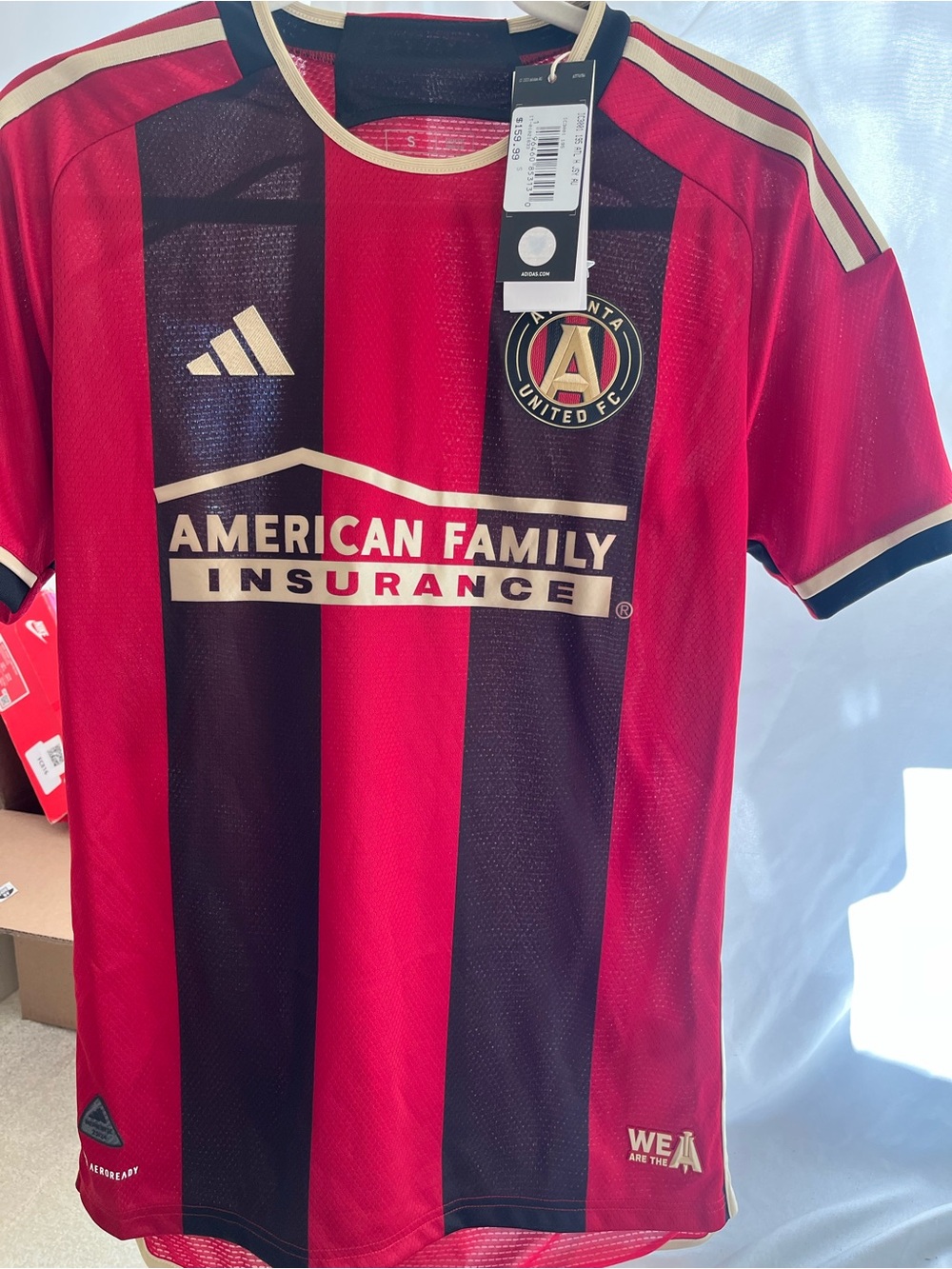 Adidas Men’s Atlanta United FC Home Jersey - Red/Black BNWT